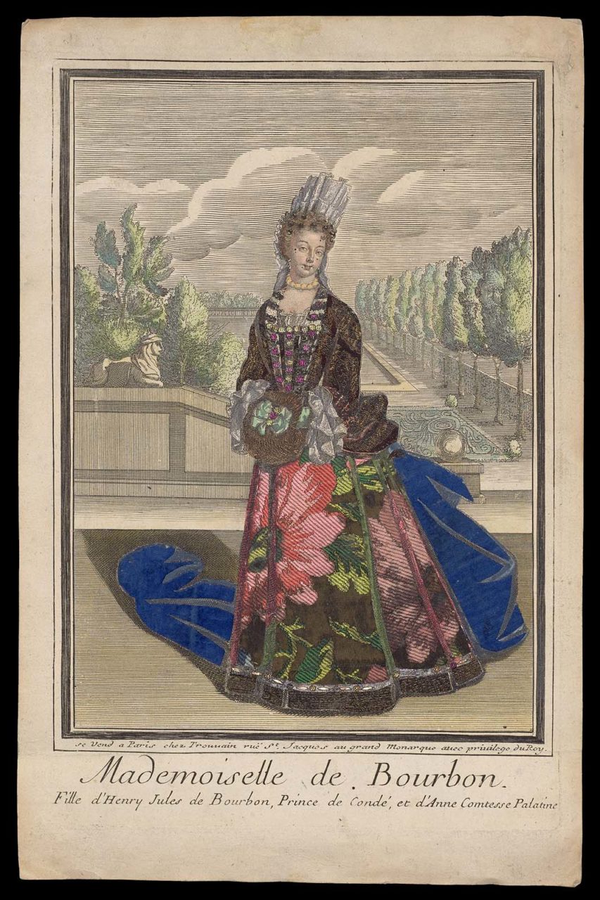 Mademoiselle de Bourbon (dressed print)