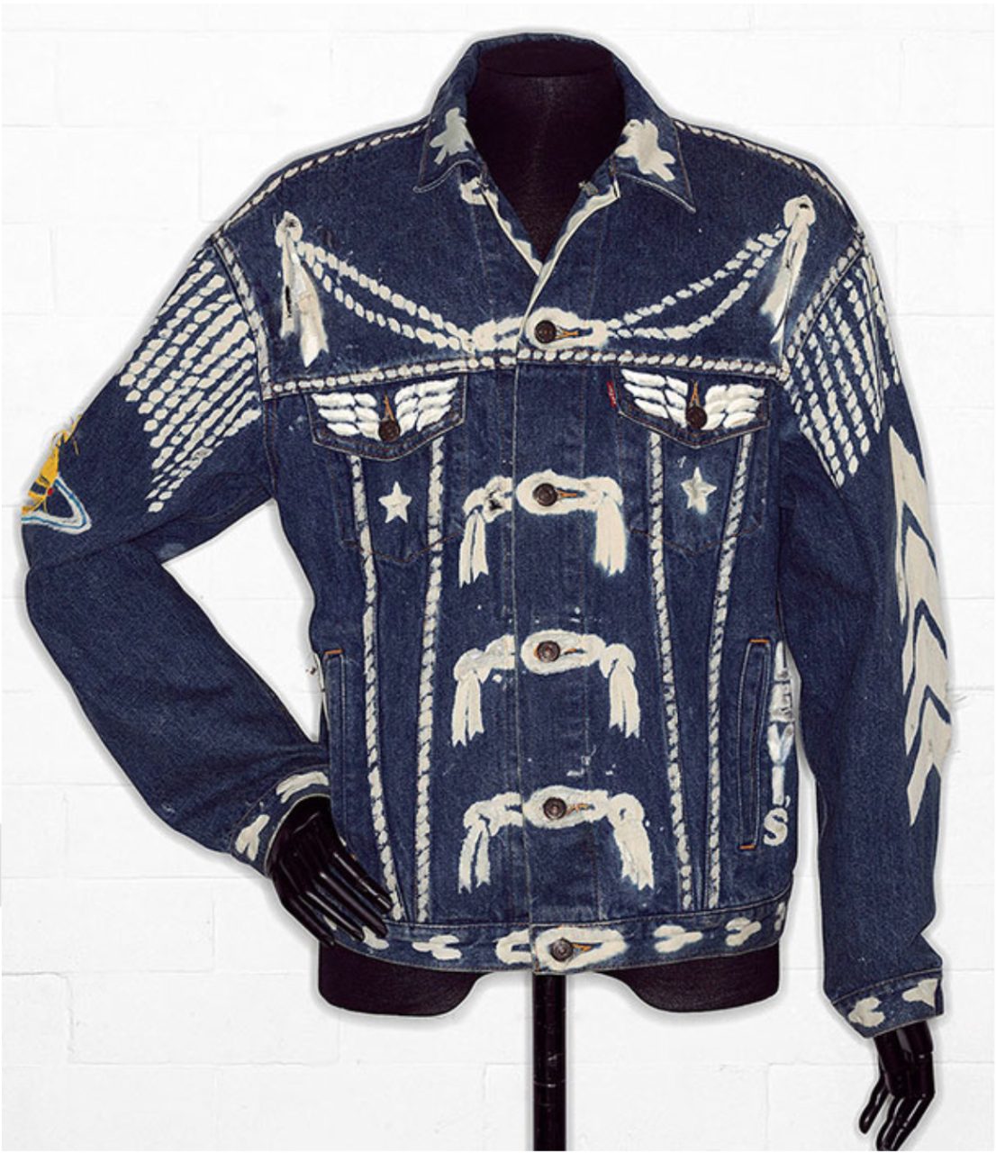 Blue denim Levi-Strauss jacket with detachable back panel