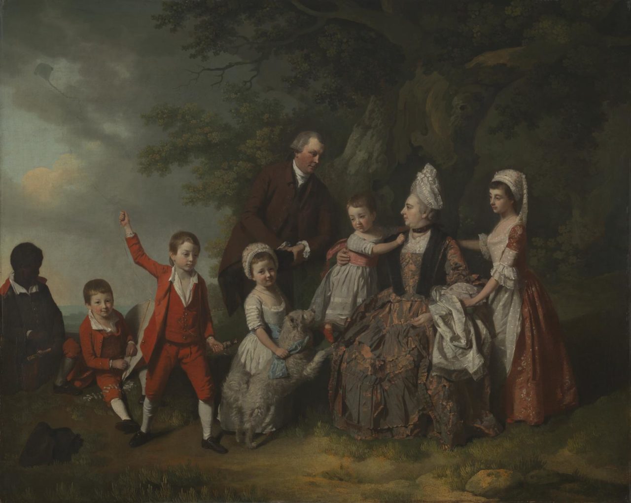 A Family Group in a Landscape
