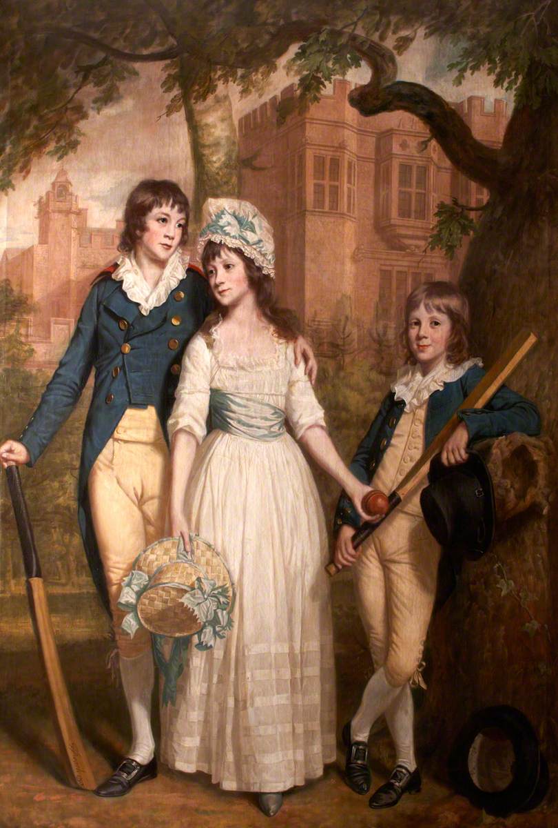 William, Mary Ann, and John De la Pole as Children