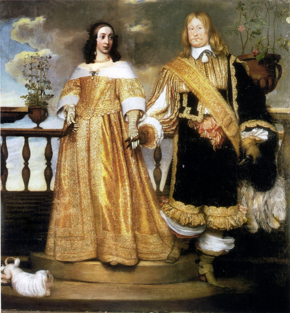 Portrait of Magnus Gabriel De la Gardie with his wife Maria Euphrosyne