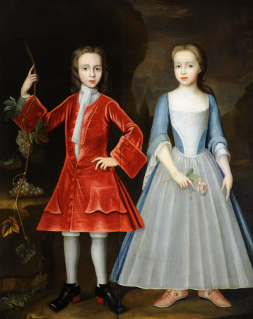Edward Harpur (1713 – 1761) and his Sister Catherine Harpur, later Lady Gough (d.1740) as Children