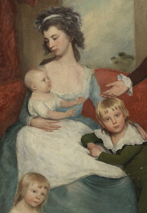 Detail from The Wright Family