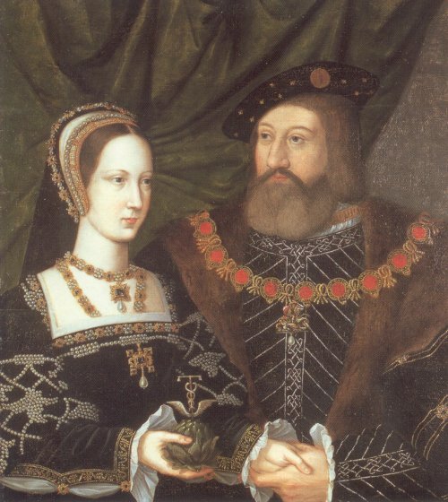 Portrait of Mary Tudor and Charles Brandon