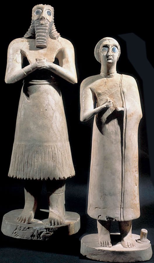 Statues from Tell Asmar, Iraq