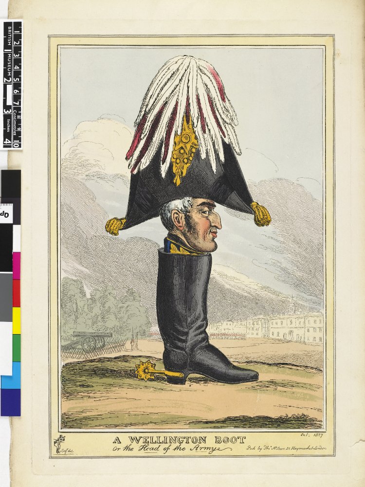 A Wellington Boot or the Head of the Army