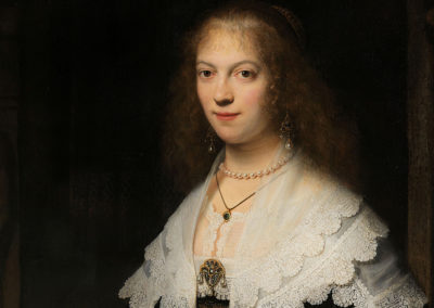 1639 – Rembrandt, Portrait of a Woman, Possibly Maria Trip
