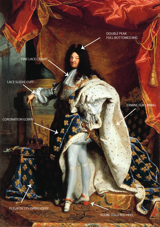 1680 Luis XIV Baroque Costume for Men 