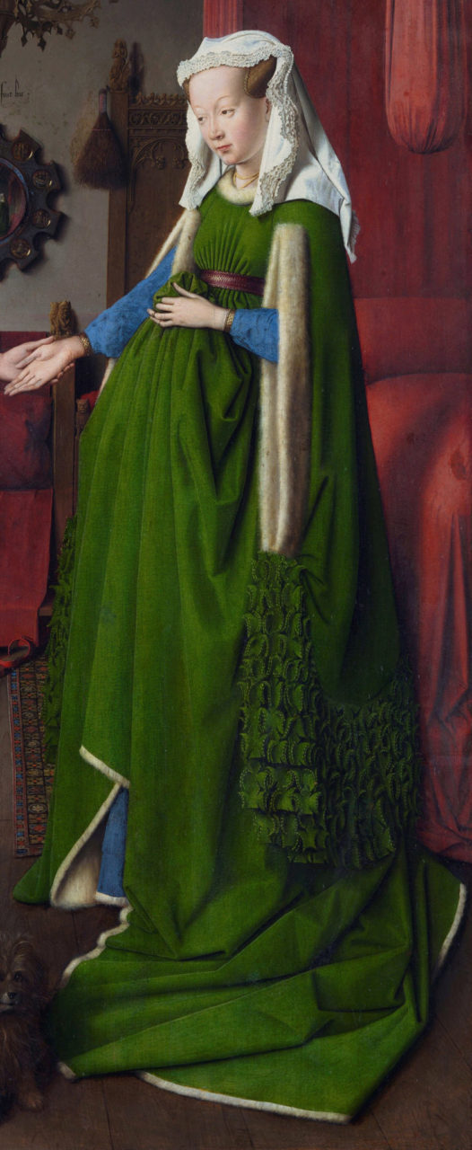 Detail of Portrait of Giovanni Arnolfini and his Wife