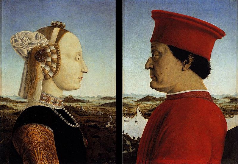 Ritratto di Battista Sforza e Federico da Montefeltro