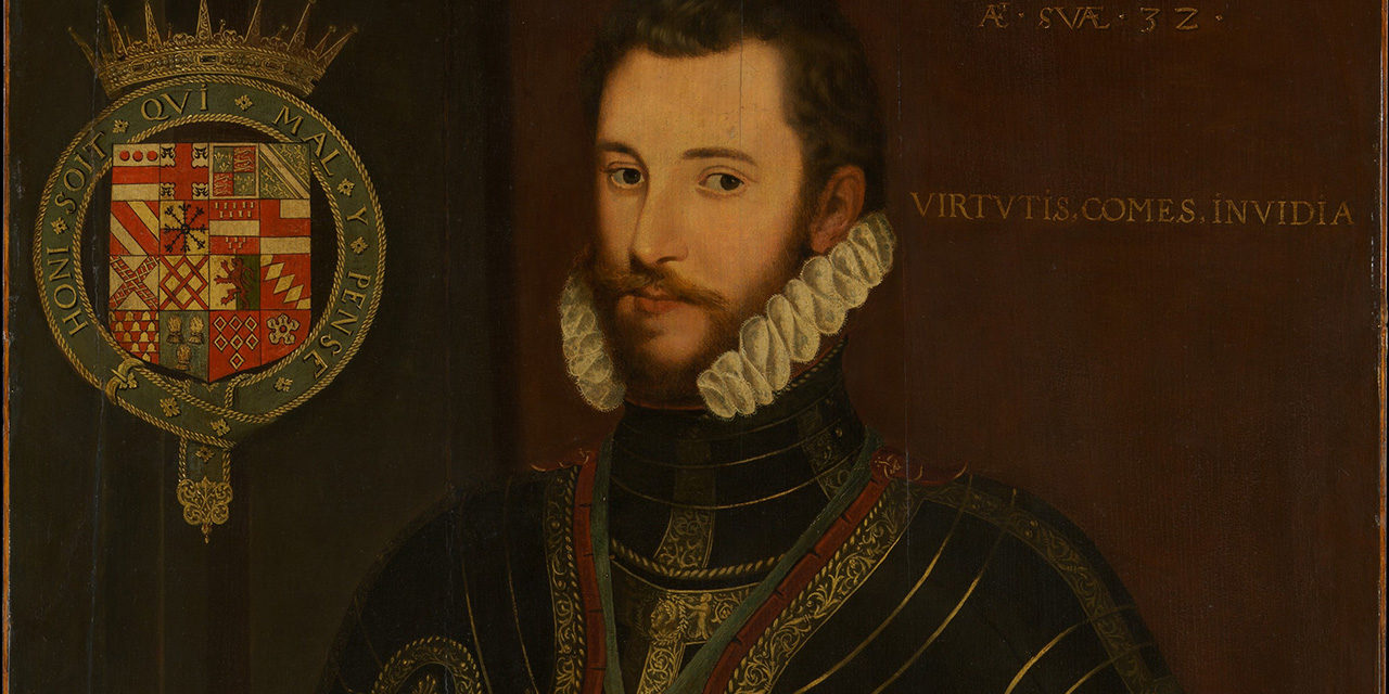 1572 – Unknown British Painter, Portrait of Walter Devereux (1539–1576), First Earl of Essex