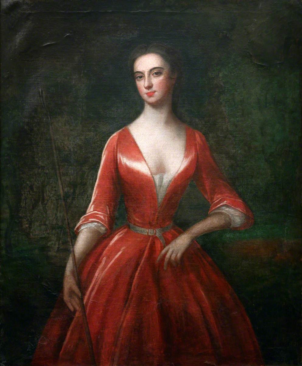 A Lady in a Red dress