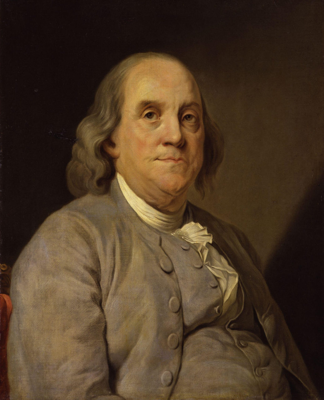 Portrait of Benjamin Franklin by Joseph Ducreux