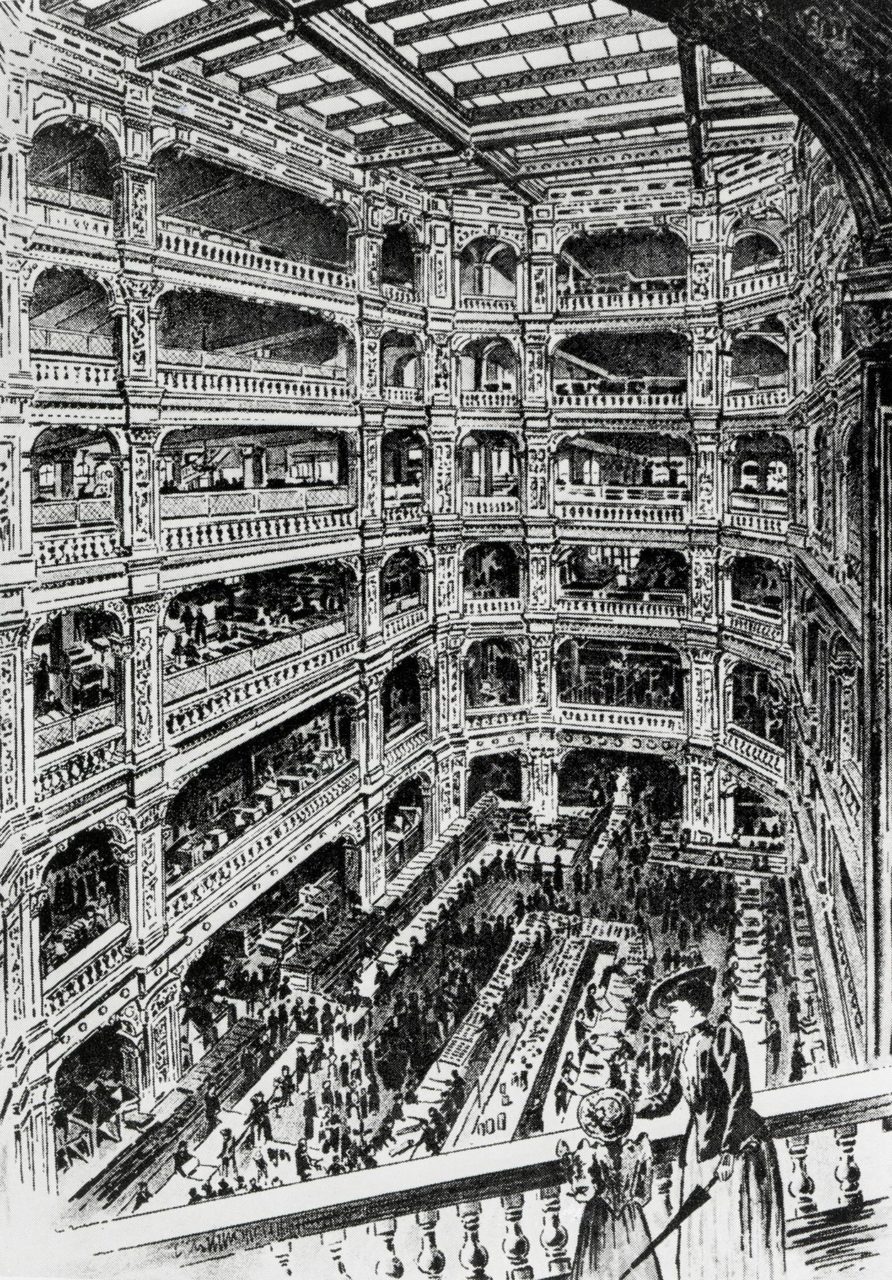 Interior of A. T. Stewart’s Astor Place Store