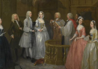 1729 – William Hogarth, The Wedding of Stephen Beckingham and Mary Cox