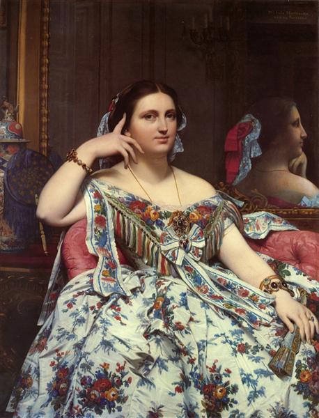 Portrait of Madame Moitessier Sitting