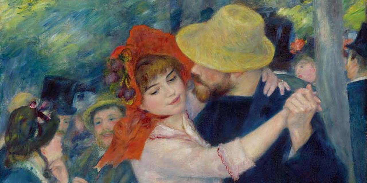 1883 – Pierre-Auguste Renoir, Dance at Bougival