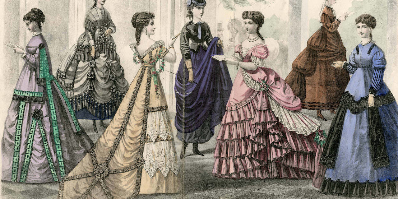 1868  Fashion History Timeline