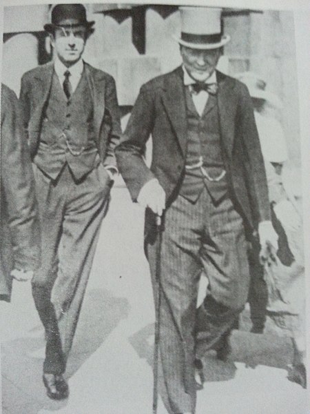 Winston Churchill and his cousin Lord Londonderry
