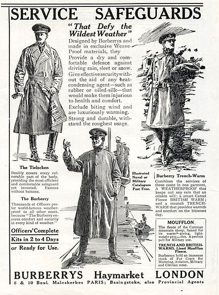 Burberry Advertisement 1916