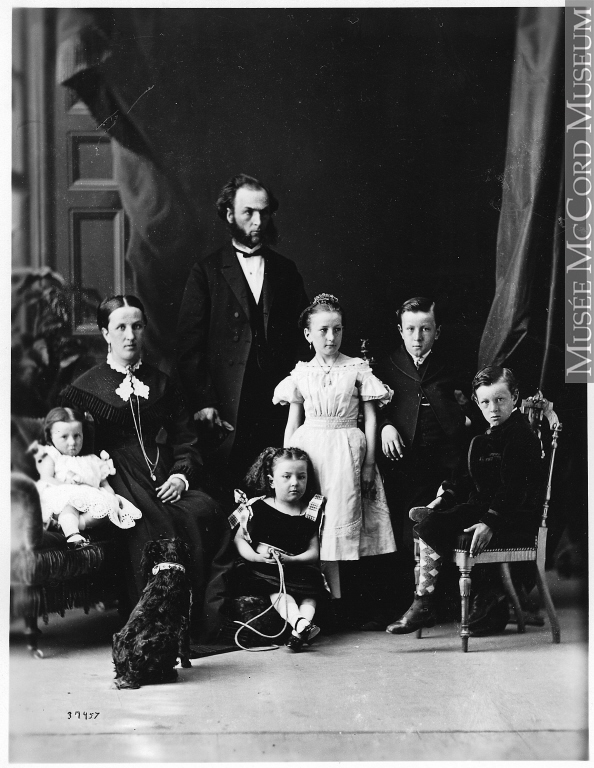 Le groupe McGibbon, Montréal, QC, 1869