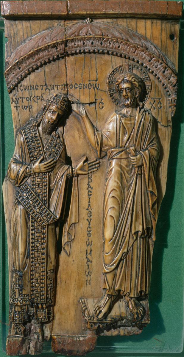 Christ blesses the emperor Constantin VII Porphyrogenetus