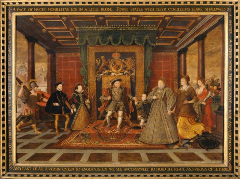 1572 – Lucas de Heere, The Family of Henry VIII: An Allegory of the ...
