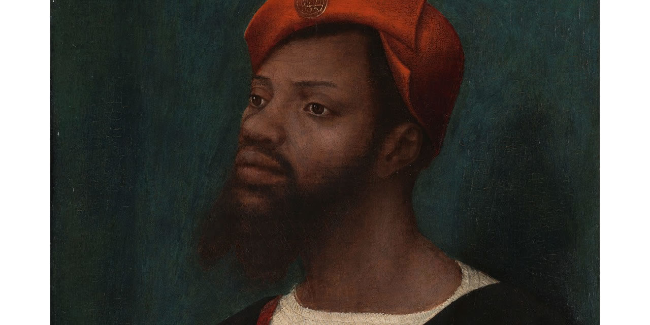 1525-30 – Jan Jansz Mostaert, Portrait of a Black Man