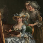 Self-Portrait with Two Pupils, Marie Gabrielle Capet (1761–1818) and Marie Marguerite Carreaux de Rosemond (died 1788)