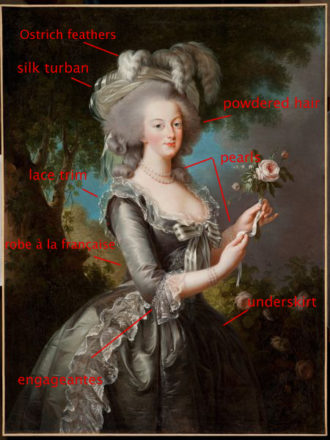 1783 – Élisabeth Louise Vigée Le Brun, Marie Antoinette with a Rose ...