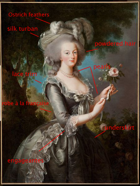 Marie Antoinette in a Chemise Dress de Elisabeth Louise Vigee-Lebrun em  póster, tela e muito mais