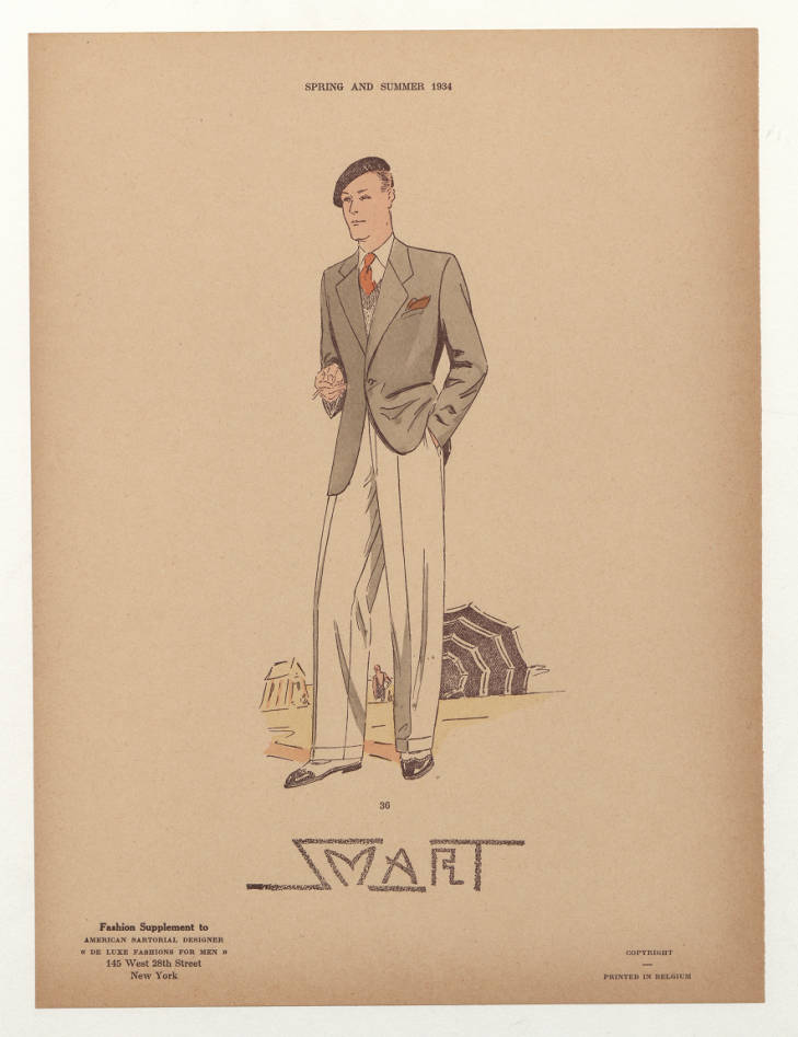 Menswear 1930s-American, Plate 004