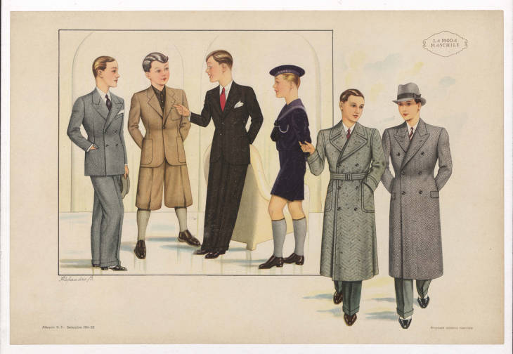 Menswear 1930s- Italian, Plate 011