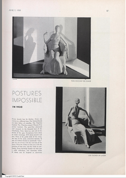 "Postures Impossible" Vogue