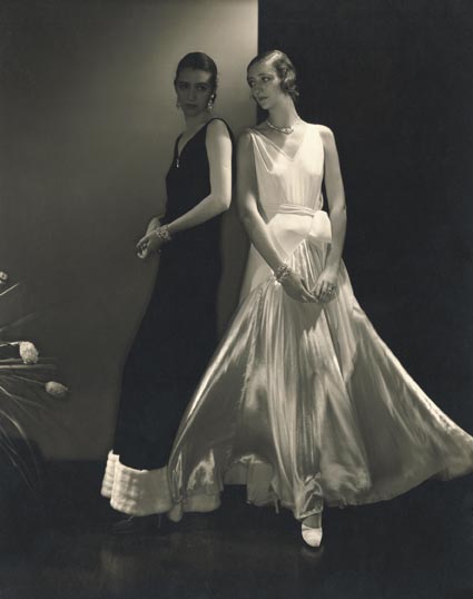 Marion Morehouse and unidentified model
