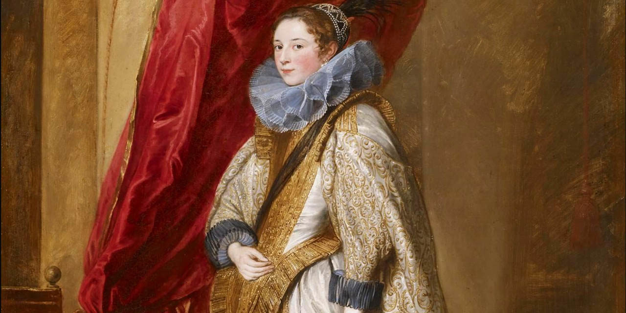 1625–27 – Anthony van Dyck, Genoese Noblewoman