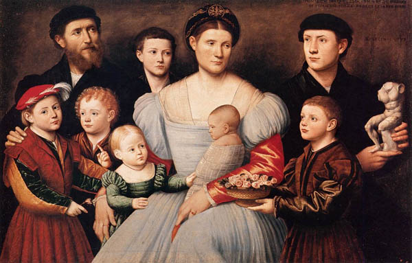 Portrait of Arrigo Licinio and His Family