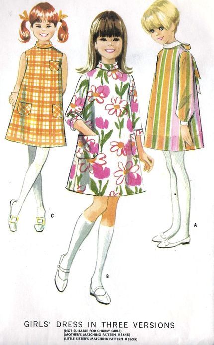 Girls' dress in Three Versions/McCall's 8627