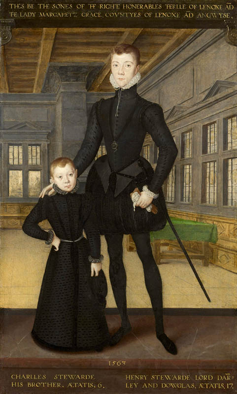 Henry Stewart, Lord Darnley and his brother Charles Stewart, Earl of Lennox