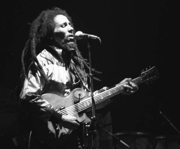 Bob Marley live in concert in Zurich, Switzerland at the Hallenstadium