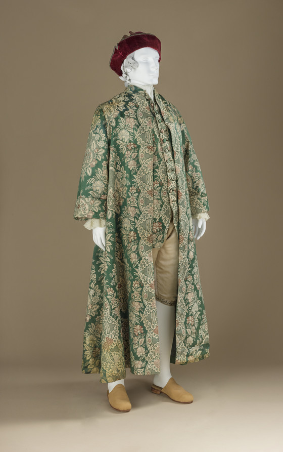 At-home Robe (Banyan) with Matching Waistcoat