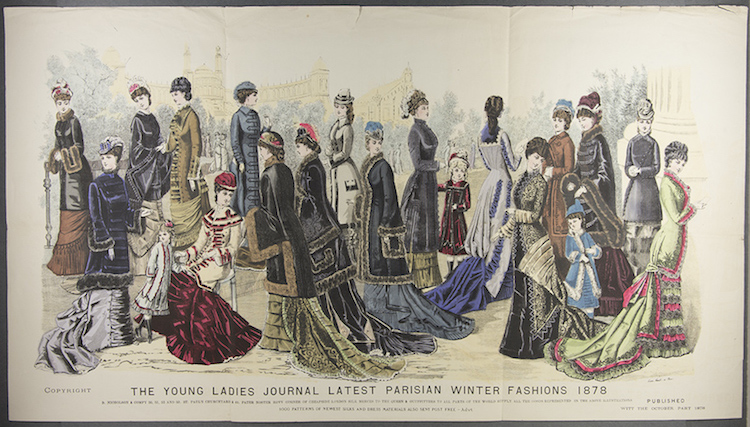 The Young Ladies Journal: Latest Parisian Winter Fashions