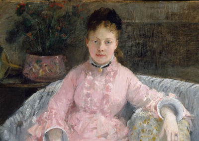 1870 – Berthe Morisot, The Pink Dress