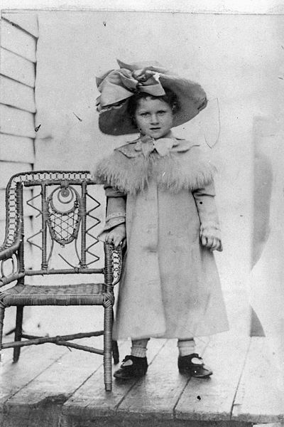 Portrait of Marjory Bryson as a little girl, Queensland