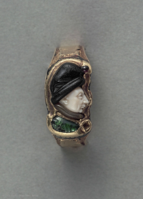 Ring with a portrait of Jean Sans Peur, Duc de Bourgogne (1404-19)