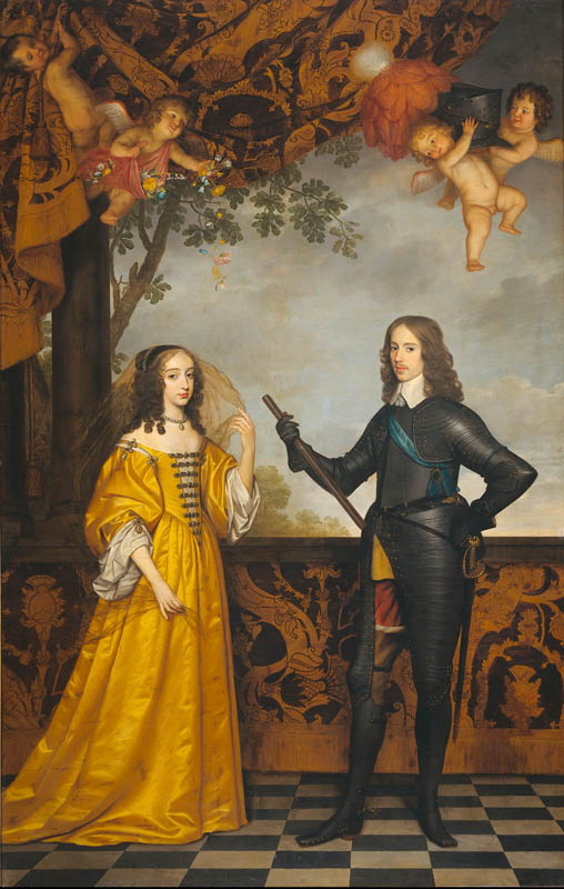 Willem II (1626-50), Prince of Orange, and his wife Maria Stuart (1631-60)