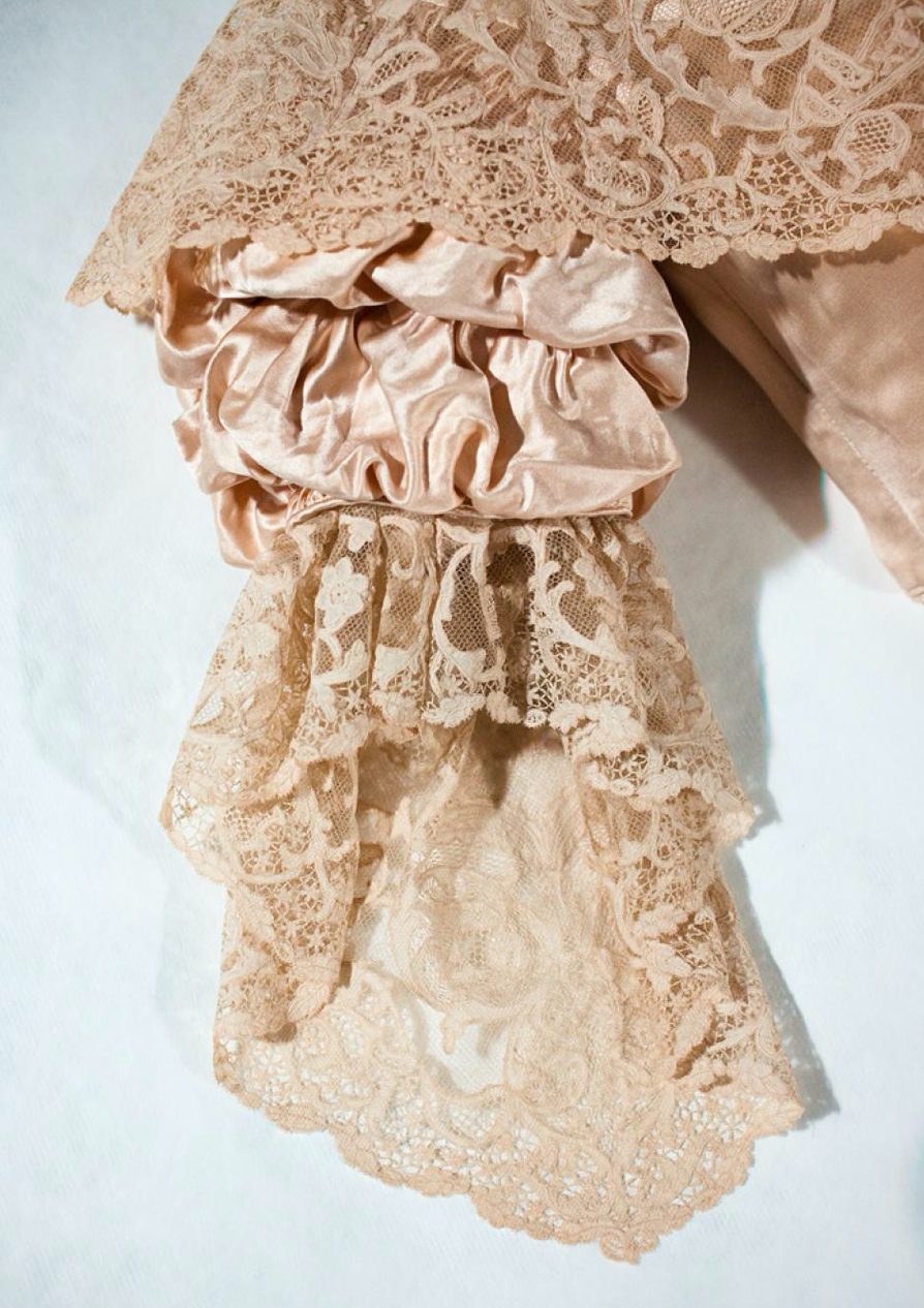 Sleeve detail of Queen Victoria's wedding dress