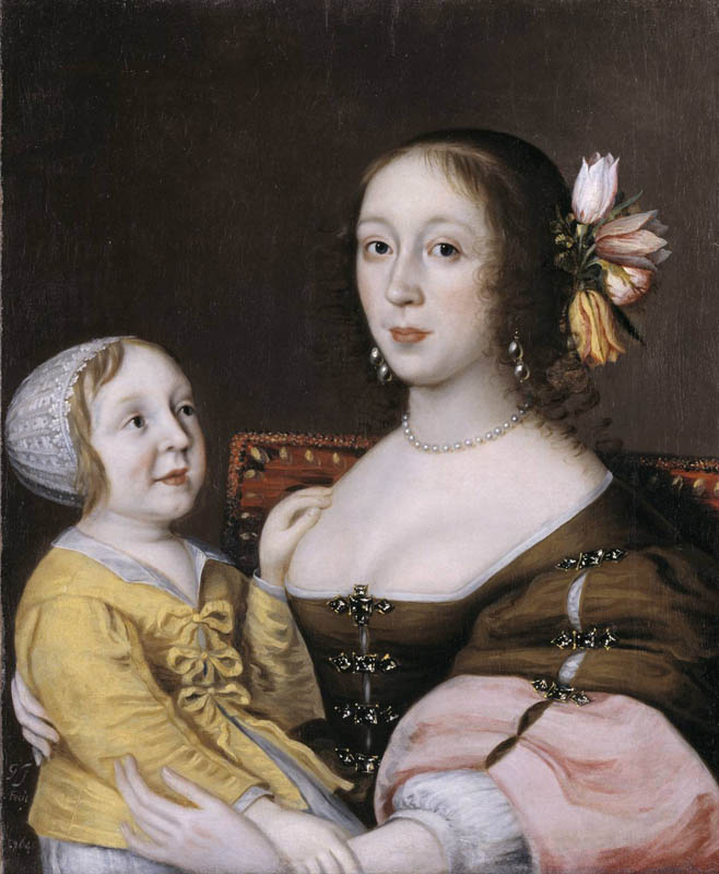 A Lady of the Grenville Family and her Son