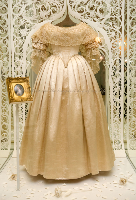 Queen Victoria's wedding dress in “Victoria Revealed”