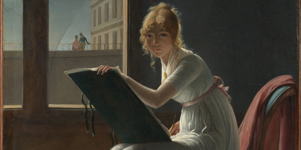 1801 – Marie Denise Villers, Young Woman Drawing